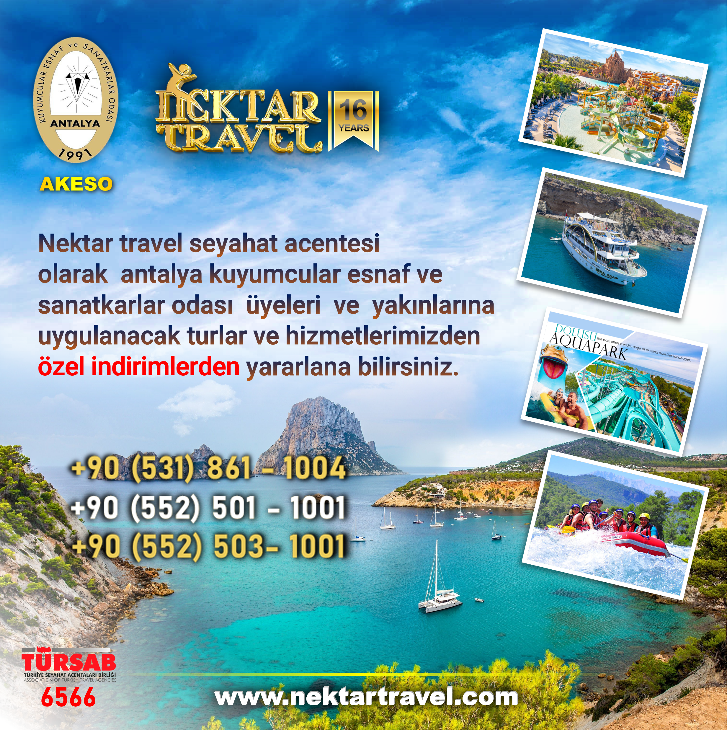 NEKTAR TRAVEL SEYAHAT ACENTASI İLE YAPTIĞIMIZ PROTOKOL